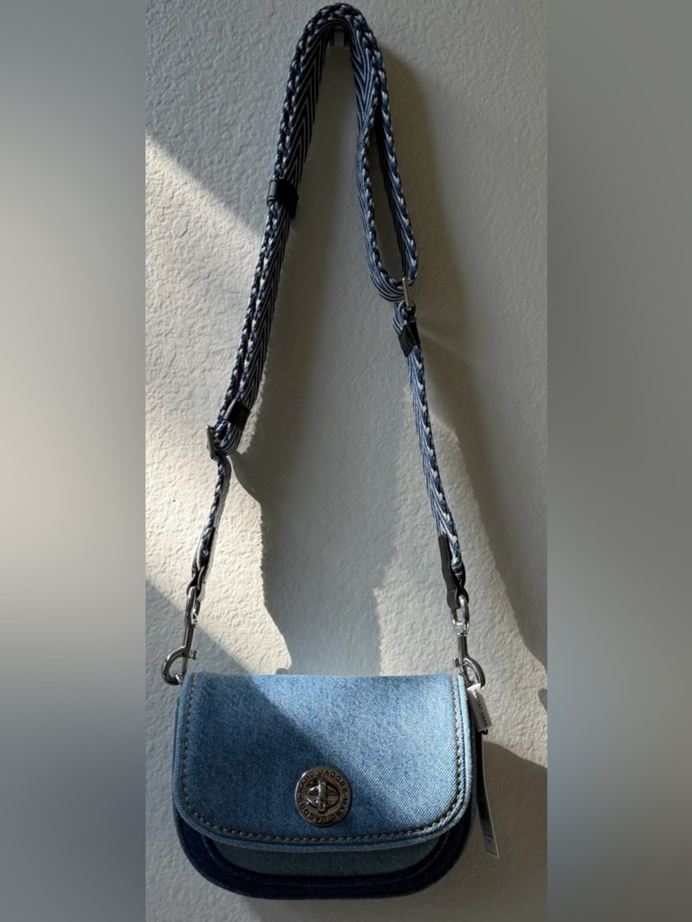 Marc By Marc Jacobs Denim Crossbody Bag in DENIM Blue.